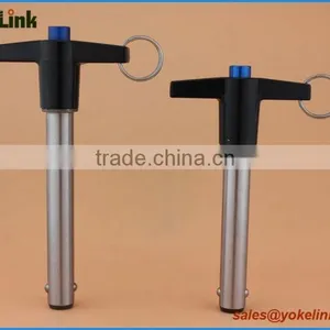 Black Aluminum Handle Quick Release Pin Ball Lock Pin thumbnail-1