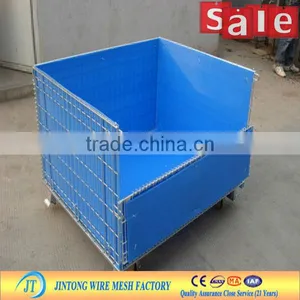 High End Collapsible Steel Industrial Storage Cage From Jintong Factory thumbnail-1