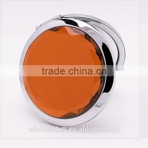 Crystal Metal Cosmetic Mirror Pocket Mirror Compact Mirror thumbnail-2