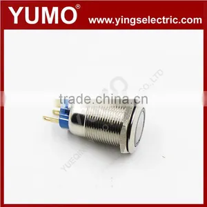 LA19-ASJ-11D-IP67-S B 24V Medical Treatment Elevator Equipment Micro Switch Waterproof Metal Push Button thumbnail-2