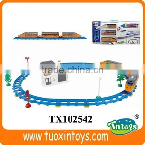 Toy Trains for Kids, Battery Operated Toy Train Set Steam Locomotives thumbnail-4