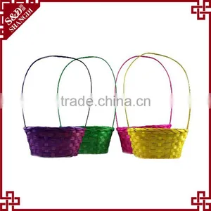 Easter Decoration Items Wholesale Cheap Colorful Felt Easter Basket thumbnail-2