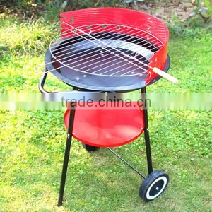Portable 18"home-use BBQ Grills Trolley thumbnail-3