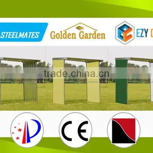 Adequate Quality China Supplier Family Usage Garden Metal Storage Shed Log Store of Outdoor thumbnail-2