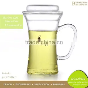 Double Layers Big Milk Mug With Non-slip Silicone Bottom thumbnail-6
