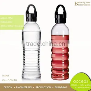 Made-By-Hand Glass Water Bottle thumbnail-4