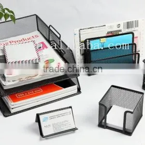 Office Supplies Promotion Gifts Metal Wire Mesh Stationery Set thumbnail-1