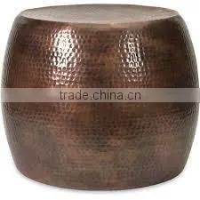 Metal Furniture Hammered Copper Table thumbnail-1