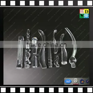 Hot Sell Clear Plastic Furniture Legs Popular Design Acrylic Table Legs Cheap Fancy PMMA Sofa Leg From China Manufacturer thumbnail-1