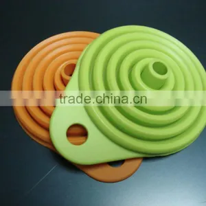 FDA Food Grade Standard Silicone Material Collapsible Funnel thumbnail-2