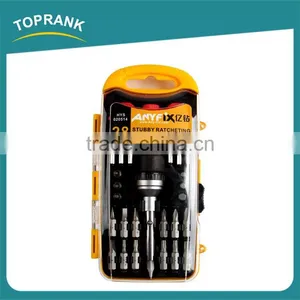 28pcs T-handle Ratchet Screwdriver Set, Ratchet Screwdriver Bit Set thumbnail-4