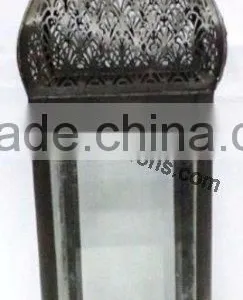 Peaked Roof Metal Lantern thumbnail-5