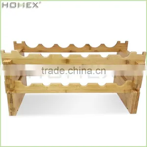 Bamboo Wine Rack for 12 Bottles/Homex_BSCI thumbnail-1