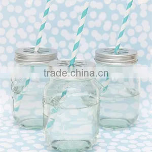 Eco-Friendly Feature and Storage Bottles & Jars Type Mason Jars Wholesale With Lids and Straws thumbnail-1