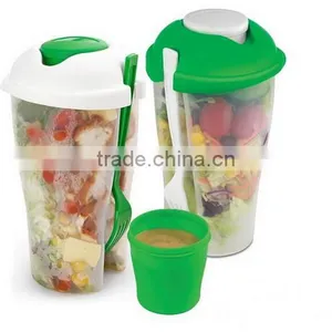 Salad Recipes Plastic Dressing Containers & Forks Compact thumbnail-1