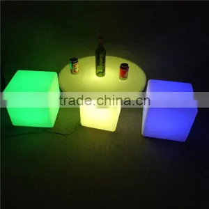 Modern Furniture VIP Lounge Furniture LED Light up Bar Table for Nightclub Pub Events thumbnail-1