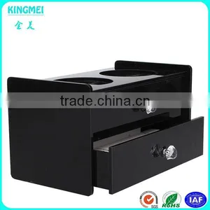 High Clear Acrylic Drawer Box With Printing Logo of Hotel Toiletries Organizer thumbnail-6