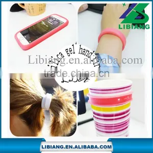 Rainbow Color Multifunctional Universal Silica Gel Hand Ring thumbnail-1