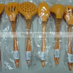 Silicone Kitchen Utensils Cooking Tools 6pcs Set thumbnail-4