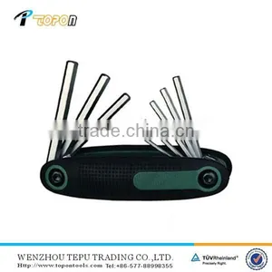 Various Size Folding Cr-v Hex Key Socket Wrench Set Made by Tepu in China thumbnail-1