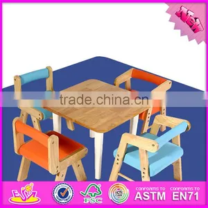 2016 New Design Baby Wooden Study Desk., Fashion Kids Wooden Study Desk, Popular Chidlren Wooden Study Desk W08G179 thumbnail-2
