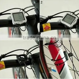 2016 New Hot Cycling Bike Bicycle Computer Odometer Speedometer 30 Functions Backlight Black 570 thumbnail-1
