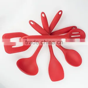 2016 China Supplier New Hot Dinnerware Silicone Solid Spoon thumbnail-6