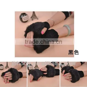 Artificial Wool Cute Women Knitted Gloves/korean Style/Autumn Applied thumbnail-2