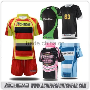 Breathable Sublimation Rugby Jersey,Custom Cheap Rugby Uniform thumbnail-1