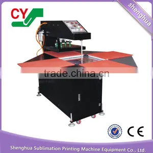 High Efficiency Cheap Semi Automatic Four Stations Multicolor t Shirt Printing thumbnail-3