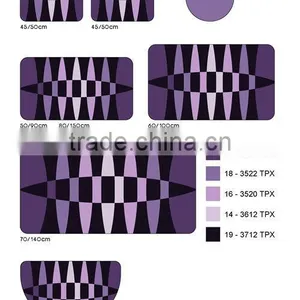 PURPLE COLOR BATHMAT RICH DESIGN BATHBAT (EV-G003-BM) thumbnail-1