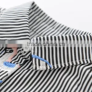 Wholesale Kids Girl Blouse Fashion Design With Embroidered Flower thumbnail-5
