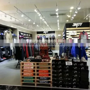 Fashion Black Clothing Shop Interior Clothes Retail Store Design thumbnail-3