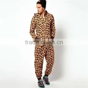 PA0005A Adult Leopard Print Wholesale Adult Onesie Pajamas thumbnail-2