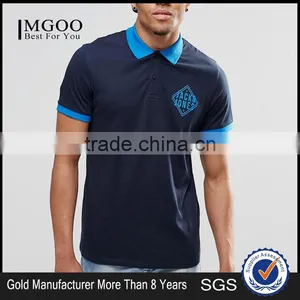 MGOO High Quality 100 Cotton Pique Polos Custom T Shirt Printing Short Sleeves Polo Tops thumbnail-1