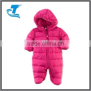 Baby Girls Down Snowsuit thumbnail-1