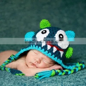 Fashion Custom Cool Winter Handmade Crochet Cartoon Hat thumbnail-2