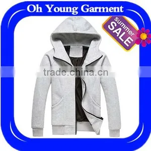 High Quality OEM Cheap Sports Jersey New Model Grey Hoodies Custom Jackets Men Hoodies Stylish Mens Thick Blank Hoodie thumbnail-1