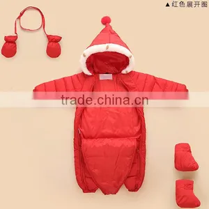 Wholesale Quality Baby Winter Garment/lastest Infant Kids Warm Romper Jumpsuit thumbnail-1