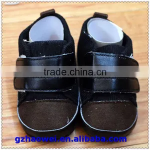 Stylish Nylon Tape Corduroy Baby Shoes thumbnail-2