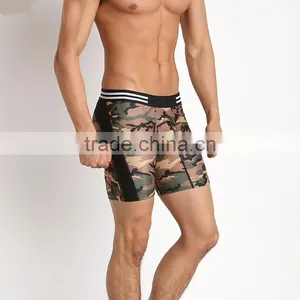 Factory Wholesale Gym Apparel Polyester Mens Jogging Camo Short Pants thumbnail-2