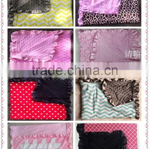 Wholesale Baby Minky Blanket Knitting Baby Minky Blanket Baby Cotton Blanket Minky Dot Baby Blankets Baby Muslin Blanket Swaddle thumbnail-2