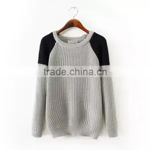 Newest Designs Girls Stylish Knitted Pullover Sweater thumbnail-1