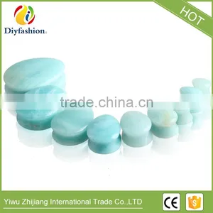 Fashion 7 Colors 5mm to 25mm Stone Drop Shape Ear Plug thumbnail-4
