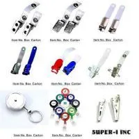 Badge Reel, Badge Clip, Alligator Clip, Plastic Strap Clip, Suspenders Clip, Bulldog Clip thumbnail-1