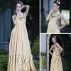 ELYSEMOD Empire Spaghetti Straps Sweep/Brush Pearl Satin Quick Delivery/ Wedding Party Dress thumbnail-1