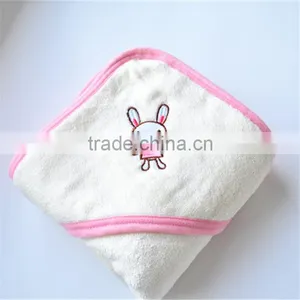 100% Bamboo Baby Hooded Bath Towel Blanket thumbnail-3