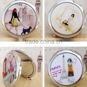 Double-sided Folding/Compact/Pocket/Make Up/Purse/Cosmetic Mirror thumbnail-6