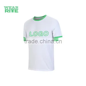 Cotton Crew Neck Silk Screen Printing Slim T Shirt Blank for Women thumbnail-6