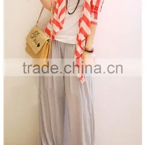 Mercerized Cotton Solid Woman Yoga Harem Pants thumbnail-5